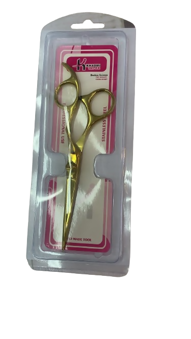 Handmade Pakistani stainless steel professional barber scissors (Colored) - Size: 5.5