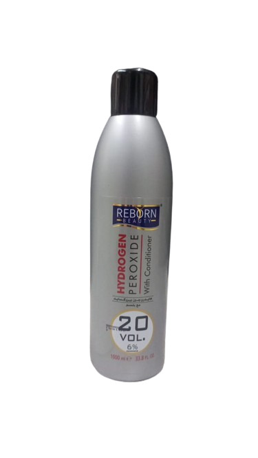 Reborn Beauty - 20 Vol, 6% Hydrogen Peroxide Hair Color Developer - 1000ml
