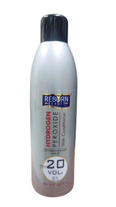 Reborn Beauty - 20 Vol, 6% Hydrogen Peroxide Hair Color Developer - 1000ml
