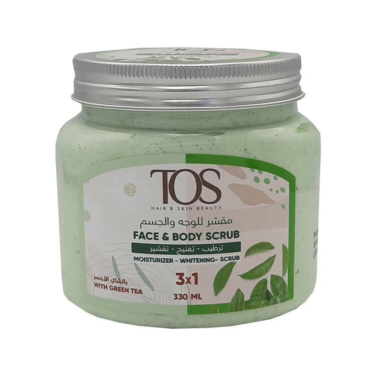 TOS - Face and Body Scrub (Green Tea) - 330 ML