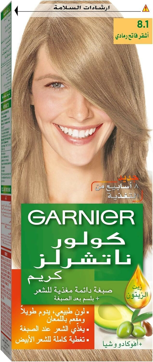 Garnier - Naturals Light ash Blonde Hair Color - Number 8.1