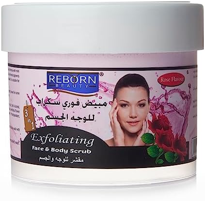 ری بورن - چہرہ اور جسم کا اسکرب - گلاب - 500 ایم ایل