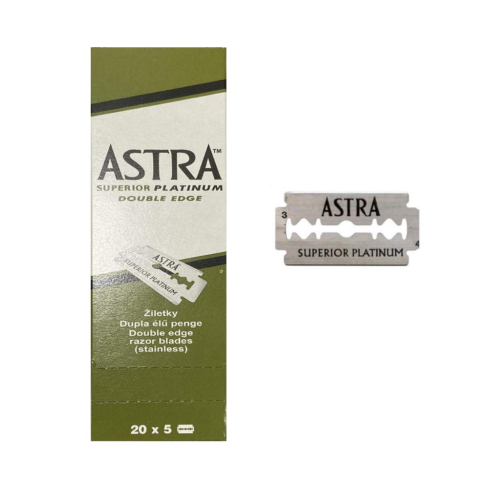 Astra - Superior platinum double edge blades - 20 * 5