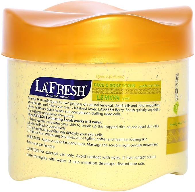 LAFRESH SCRUB LEMON 610 ML