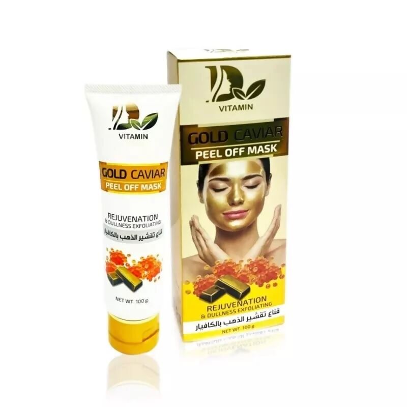 D. VITAMIN - Facial Mask (Gold Caviar Peel-Off MASK) - 100 grams