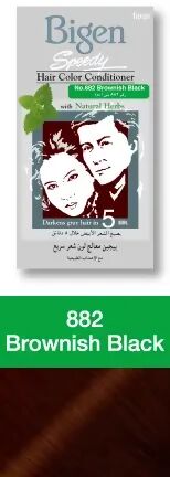 Bigen - Men's hair dye color Brownish Black - Number 882