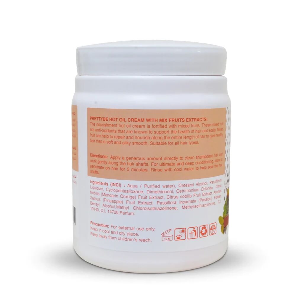 PrettyBe - Saç Maskesi & Yağ Banyosu (Karışık Meyve) - 1000 ML