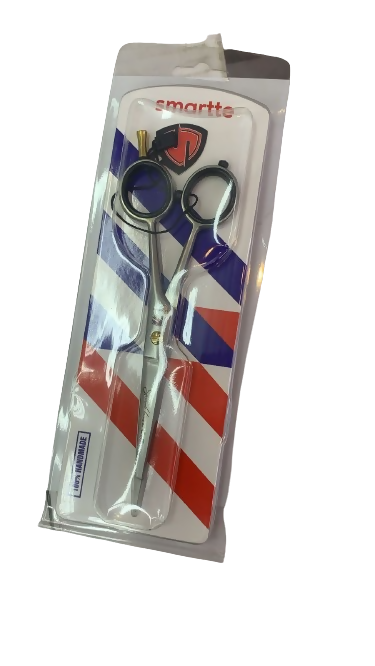 Smartte- 100% Handmade Pakistani stainless steel professional barber scissors - Size: 5.5