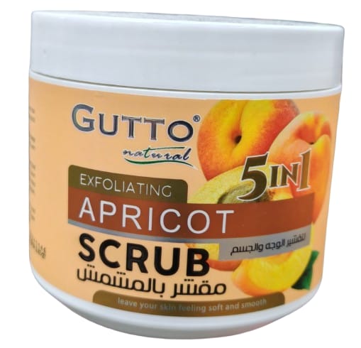 GUTTO - Face and Body Scrub (Apricot) - 500 ML