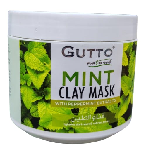 GUTTO - چہرے کا ماسک (پودینے کا مٹی کا ماسک) - 500 ملی لیٹر