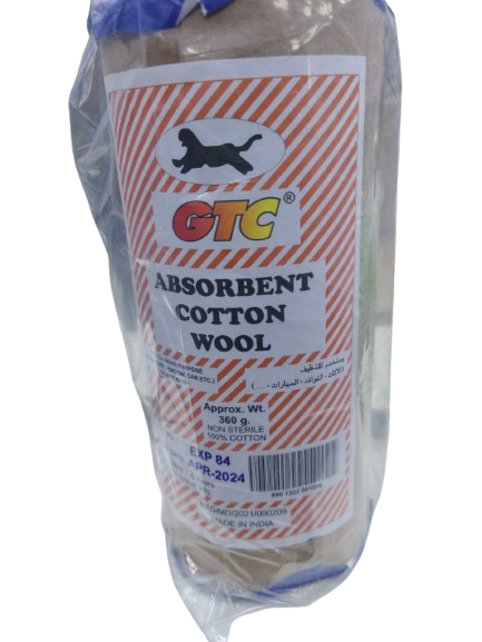 GTC - Absorbent cotton wool - 360 g