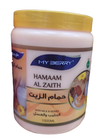 My Berry - Hot Oil hair Mask - Milk & Honey - 1000 ML