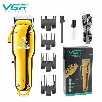 VGR - ماكينة قص الشعر اللاسلكية الاحترافية القابلة لإعادة الشحن - رقم الموديل: V-678