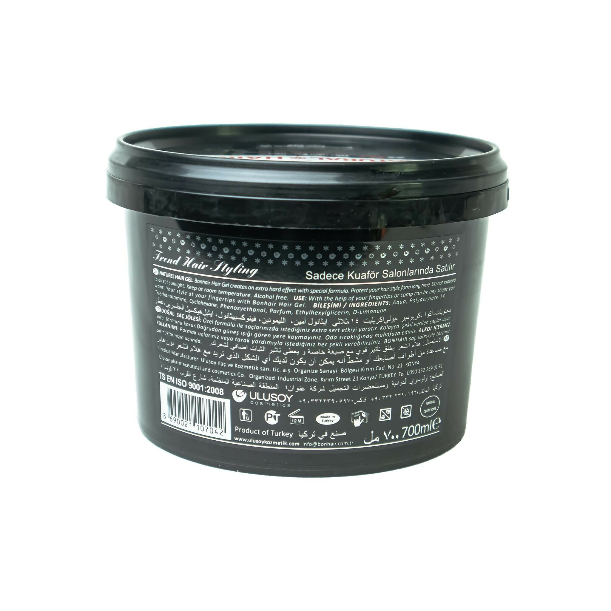 BONHAIR - Turkish Hair Wax Gel (EXTRA hard and resistance) - 700 ML