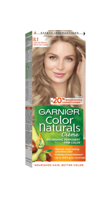 Garnier - Naturals Light ash Blonde Hair Color - Number 8.1