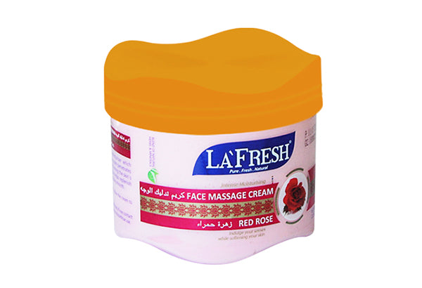 LA'Fresh - كريم تدليك الوجه - الورد الأحمر - 610 جم