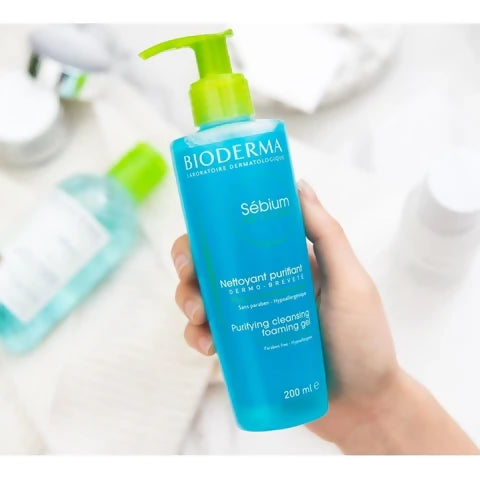 Bioderma Sebium Gel Moussant Purifying Cleansing Foaming Gel 200ml