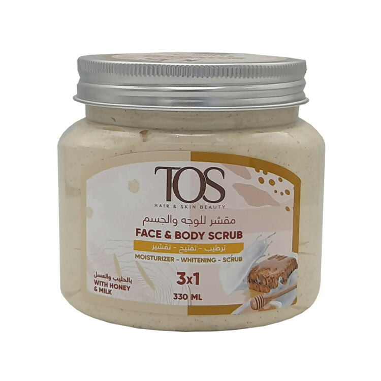 TOS - Face and Body Scrub (Milk & Honey) - 330 ML