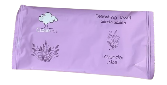 Cloud Tree- Disposable Towel (Lavender) - 25 Pieces