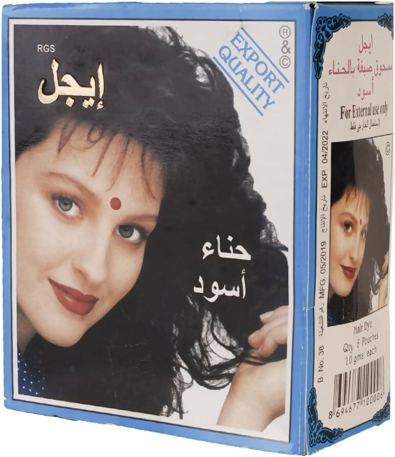 Eagle's - Black Henna for hair dyeing - 5 Sachet pack