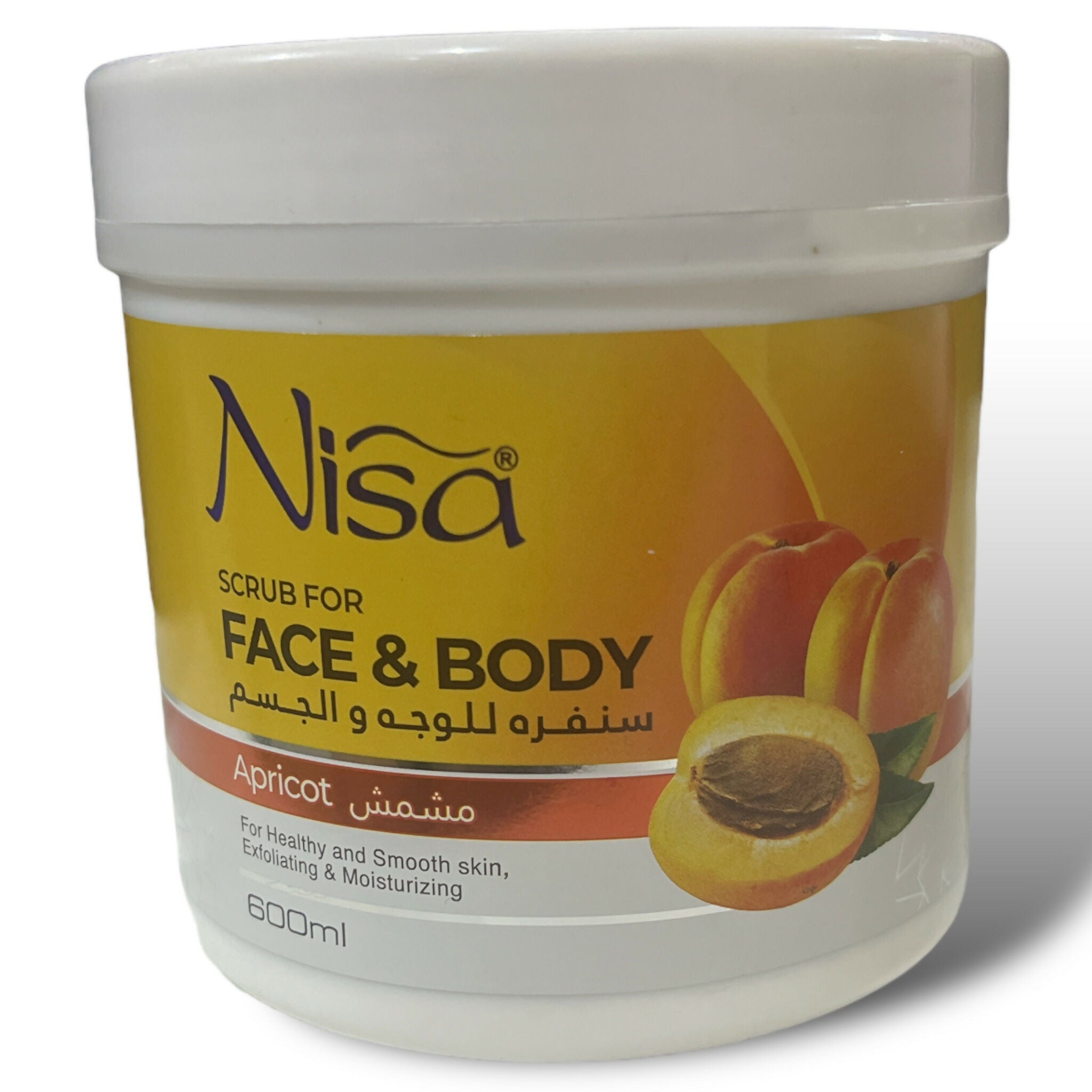 Nisa - Face and Body Scrub (Apricot) - 600 ML
