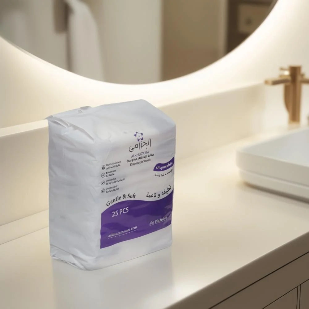 Alkhuzama - Disposable Towel - 80 cm * 160 cm - 25 pcs