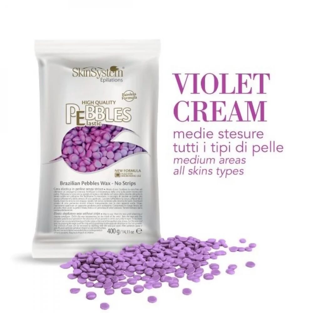 Skinsystem - wax granules for hair removal (Violet Cream) - 400 grams