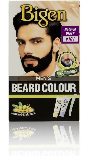 Bigen - Bigen Men's beard dye color Natural Black - Number B101