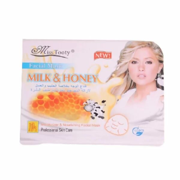 Miss Tooty - Peel-Off Facial Mask (Milk & Honey) - 10 pieces