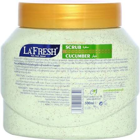 LAFRESH SCRUB CUCUMBER 610 ML