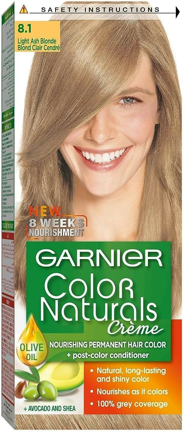 Garnier - Naturals Light ash Blonde Hair Color - Number 8.1