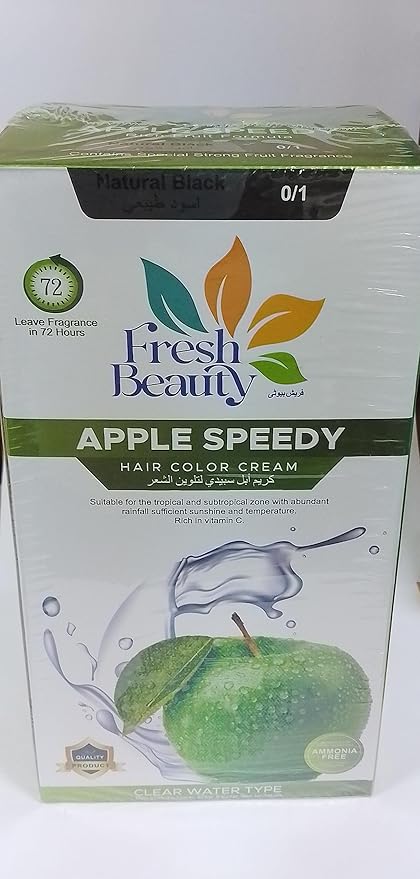 Fresh Beauty - Hair Color Cream - Natural Black