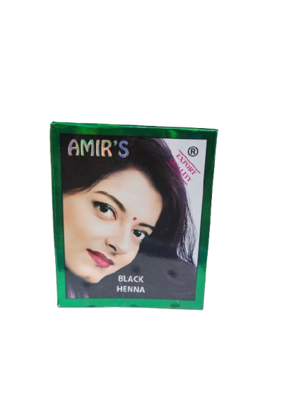 Amir - Black Henna - Black - 6 Pouches - 10g each