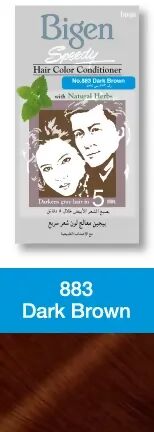 Bigen - Men's hair dye color Dark Brown - Number 883