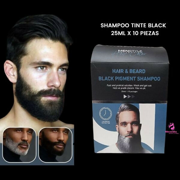 Ostwint - Hair & Beard Black Dye from - 25ml X 10pcs