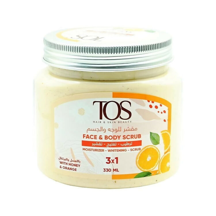 TOS - Face and Body Scrub (Honey&Orange) - 330 ML