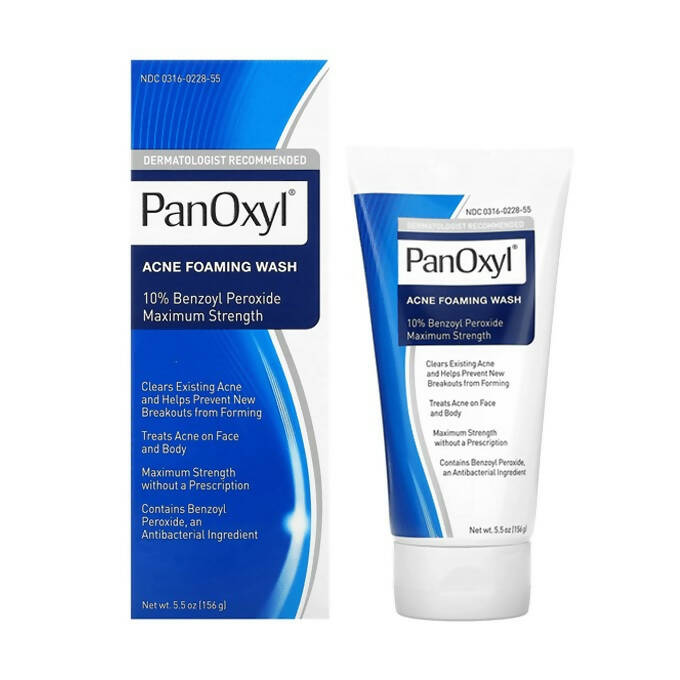 PanOxyl Acne Foaming Wash Benzoyl Peroxide 10% زیادہ سے زیادہ طاقت 5.5oz
