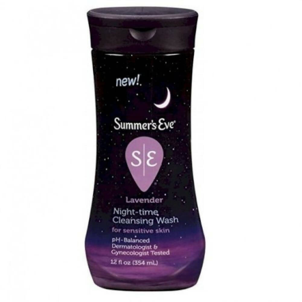 SUMMER'S EVE NIGHT-TIME CLEANSING WASH FOR SENSITIVE SKIN LAVENDER 354ml
