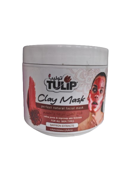 Tulip - Facial Clay Mask - Saffron extract - 550 ml