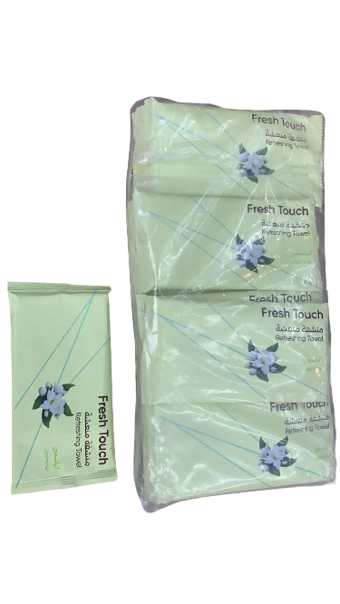 Fresh Touch- Disposable Towel (Jasmine) - 24 Pieces