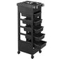 Five-drawer salon trolley