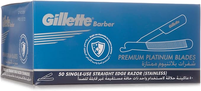GILLET BARBER 50 PCS