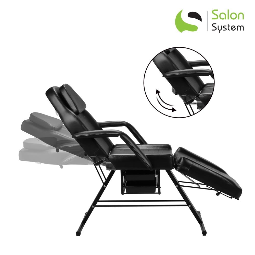 Beauty Saloon and massage chair - Black