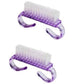 Nail cleaning brushes - multi-colored - 3 pieces