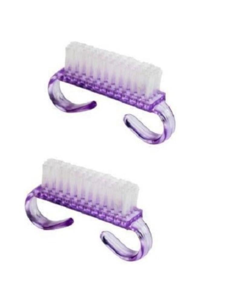 Nail cleaning brushes - multi-colored - 3 pieces