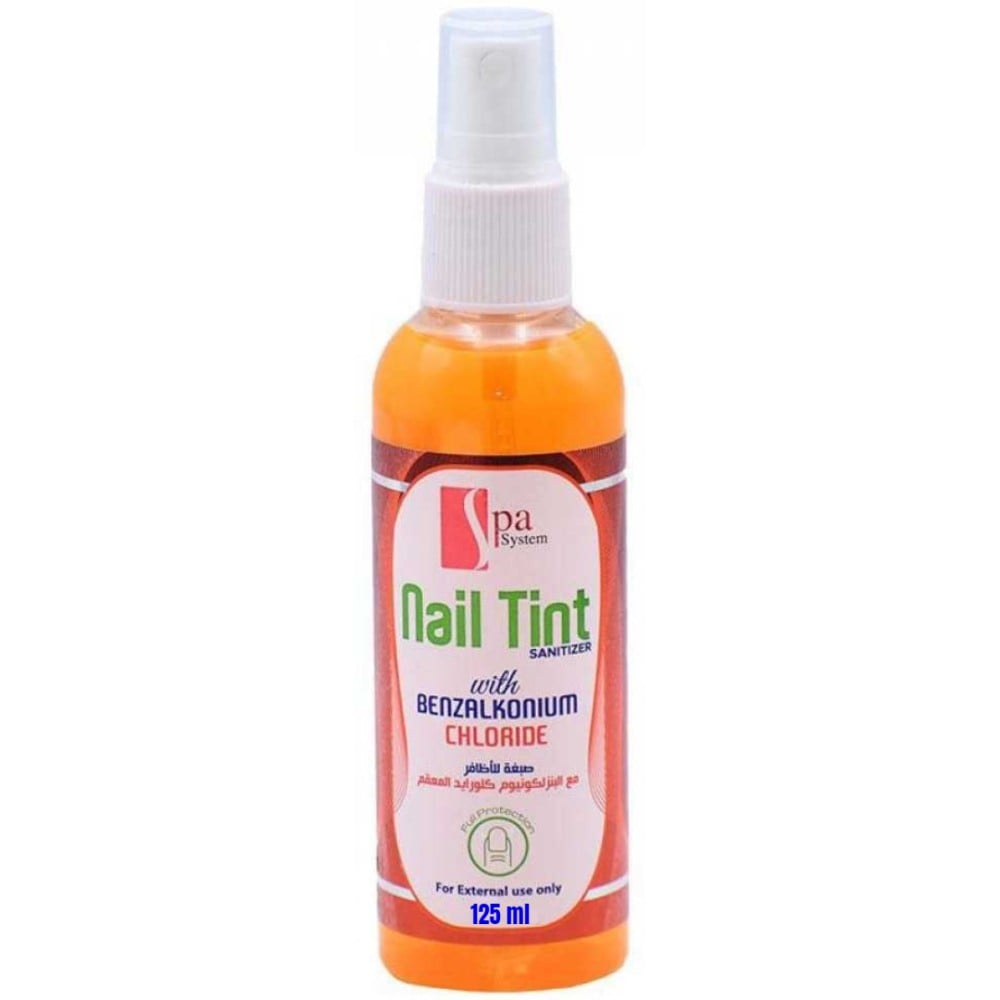 Spa System Nail Sanitizer with Benzalkonium Chloride - 125 ml