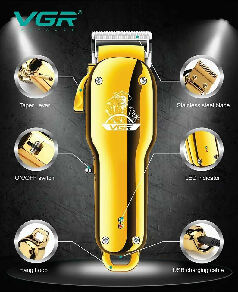 VGR - Professional Rechargeable cordless Hair Clipper - Model Number: V-678