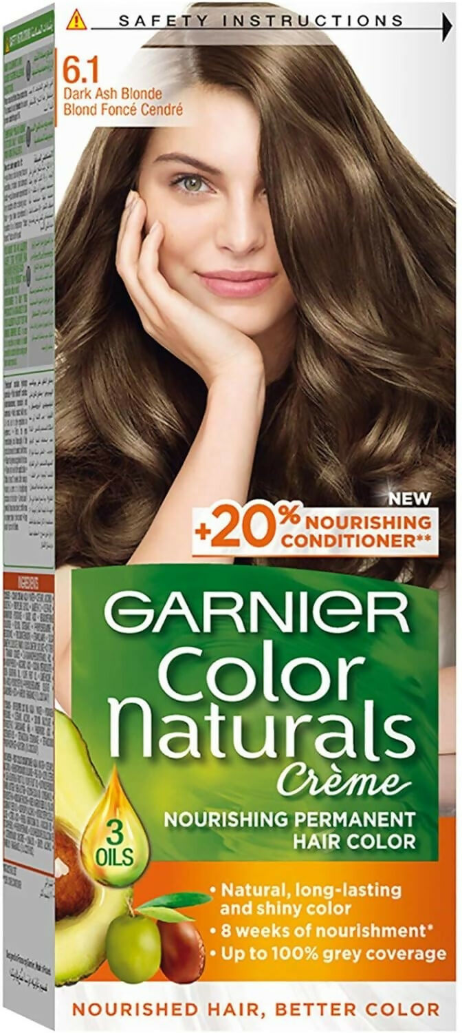 Garnier - Naturals Dark Ash Blonde Hair Color - Number 6.1