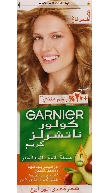 Garnier - Naturals Light Blonde Hair Color - Number 8