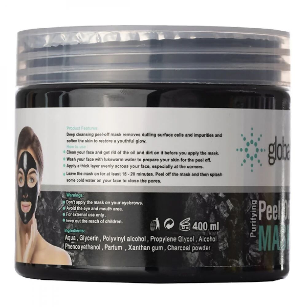 Global Star - Facial Mask peel off (with Charcoal) - 500 ML